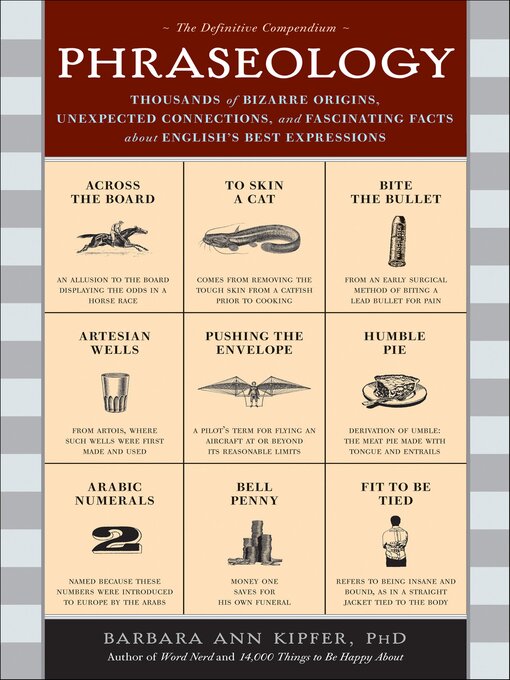 Title details for Phraseology by Barbara Ann Kipfer - Available